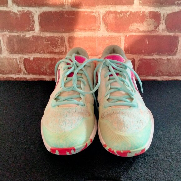 New Balance FuelCell 996v4 Shoes Women 10 Light Blue Pink Lace Up Athletic - Picture 3 of 12